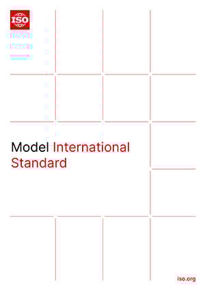 Página de portada: Model International Standard  