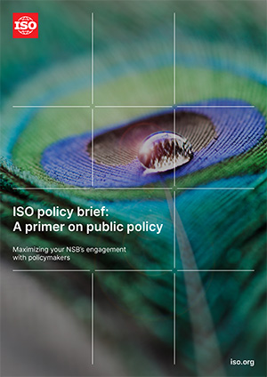 Página de portada: ISO policy brief - A primer on public policy