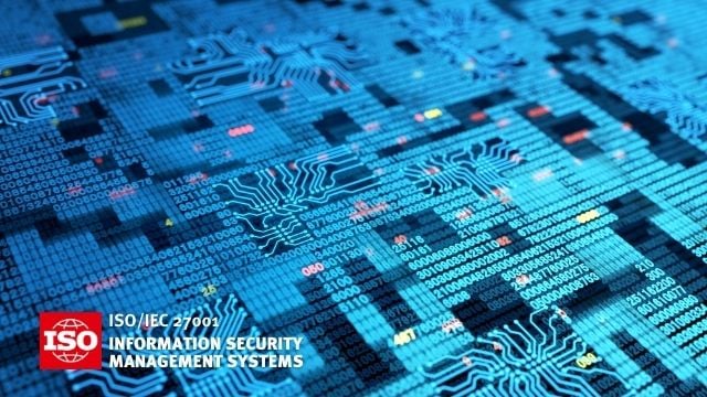 Man working in an IT data center