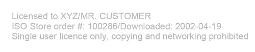 Sample of a watermark