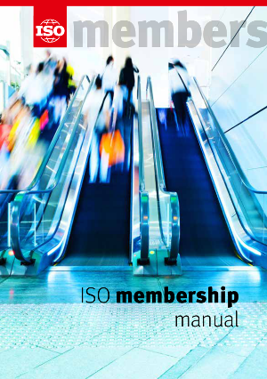Página de portada: ISO Membership Manual