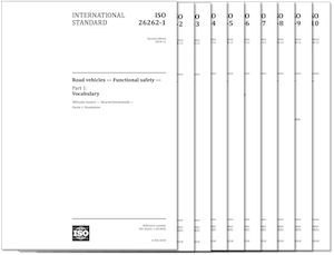 Page de couverture: ISO 26262 road vehicles functional safety 