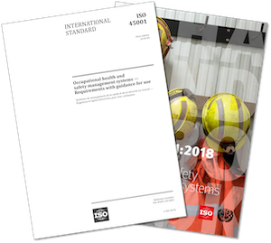 Cover page: ISO 45001:2018 Occupational Health and Safety (OHSAS) success package
