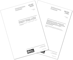 Cover page: AI and information security management bundle